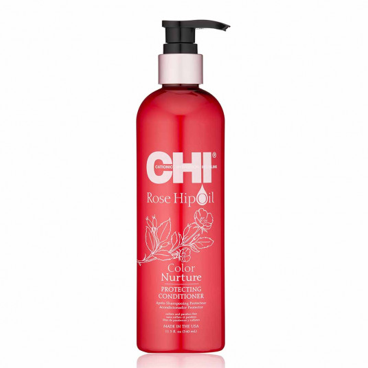 Chi, Rose HipOil, plaukų kondicionierius, spalvos apsaugai, 340 ml