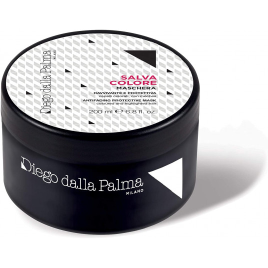 Diego Dalla Palma, Salva Colore, plaukų priežiūros kreminė kaukė, spalvai apsaugoti, 200 ml
