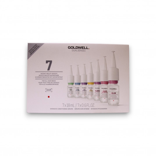Goldwell, Dualsenses Instant Beauty Boosts, plaukų serumas, drėkinimui, 7 vnt, 18 ml