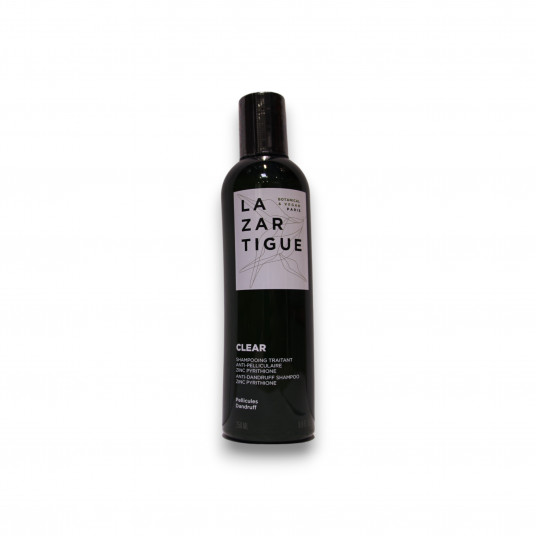 Lazartigue, skaidrus, veganiškas, plaukų šampūnas, nuo pleiskanų, 250 ml