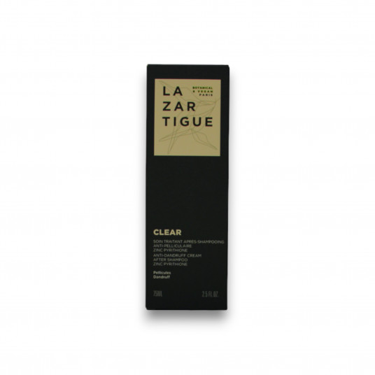 Lazartigue, skaidrus, veganiškas, kremas plaukams, nuo pleiskanų, 75 ml