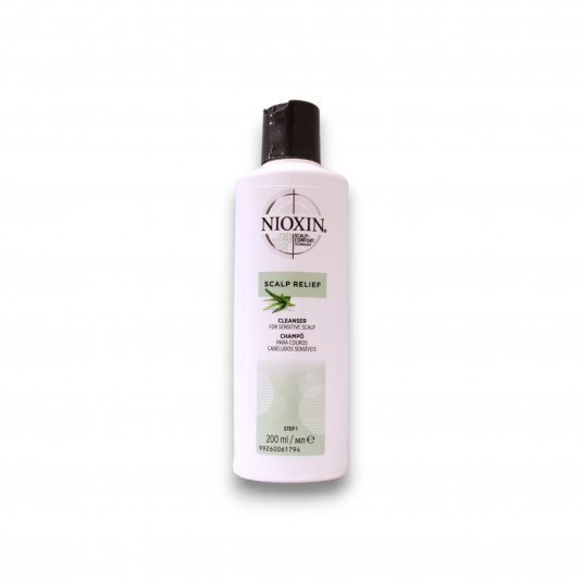 Nioxin, galvos odos atpalaidavimas, plaukų šampūnas, skirtas valyti, 200 ml
