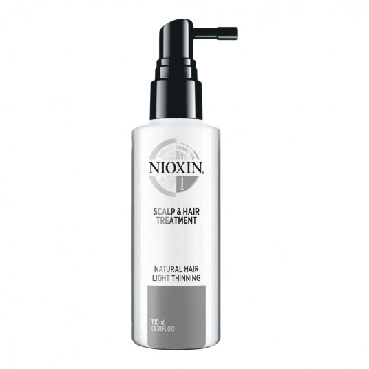 Nioksinas, sistema 1, nikotinatas, paliekamas galvos odą gydantis serumas, apimčiai ir tekstūrai, 100 ml