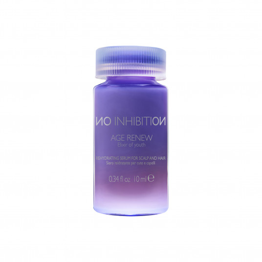 No Inhibition, Age Renew Rehydrating Element O2, plaukų serumas, šilkas ir sveikas, x4 vnt, 10 ml