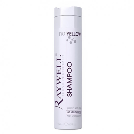 Raywell, No Yellow, plaukų šampūnas, skirtas geltoniems atspalviams neutralizuoti, 250 ml