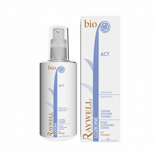 Raywell, Bio Nature, galvos odos losjonas, skirtas augimui stimuliuoti, 100 ml