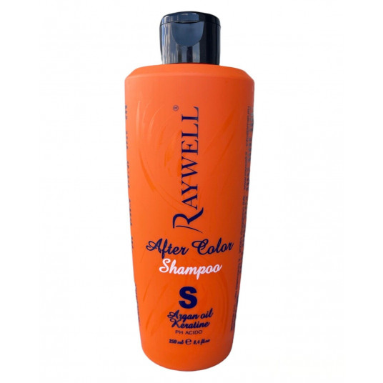 Raywell, po dažymo, keratinas, plaukų šampūnas, spalvos apsaugai, 250 ml
