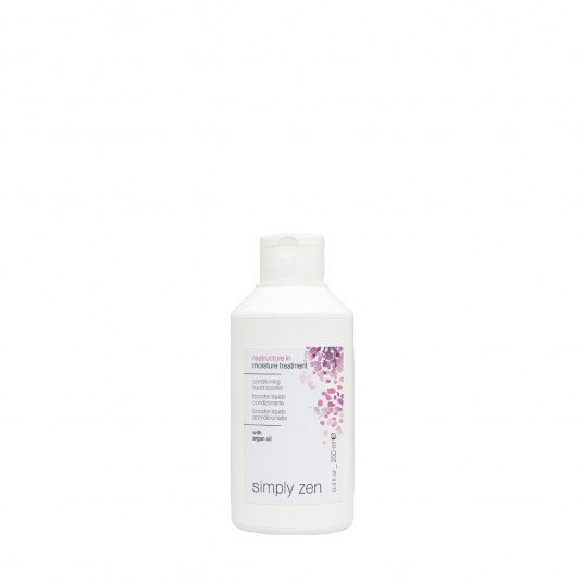 Simply Zen, Restructure In, Argano aliejus, Plaukus gydantis kondicionierius, Drėkinamasis, Visų tipų plaukams, 250 ml