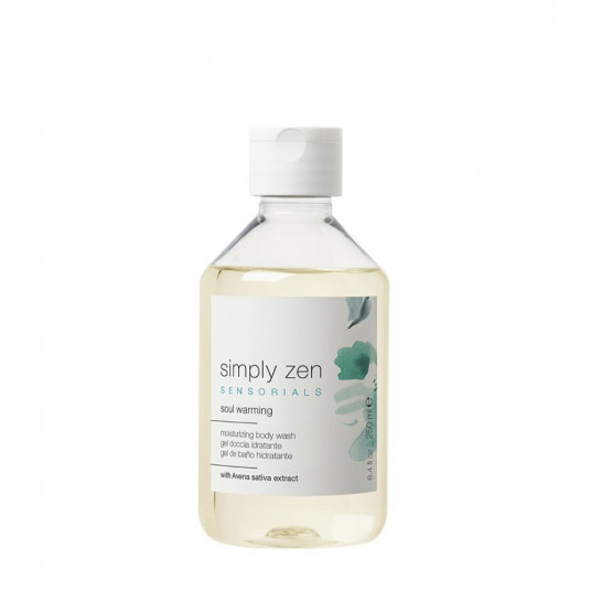 Simply Zen, šildantis sielą, drėkinantis, dušo želė, visų tipų odai, 250 ml