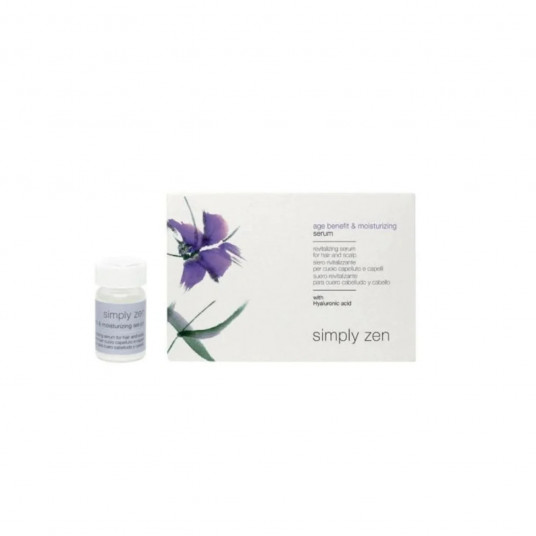 „Simply Zen“, „Age Benefit & Moisturizing“, plaukų serumas, skirtas atgaivinti, 12x, 5 ml