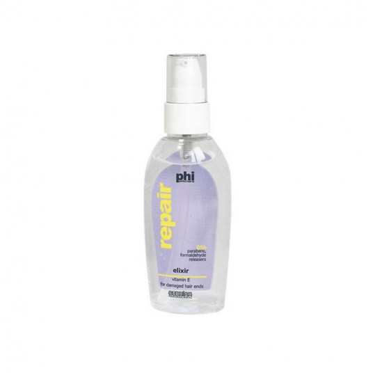 Subrina Professional, Phi Repair, vitaminas E, plaukų aliejus, skirtas plaukų galiukų skilinėjimo prevencijai, 70 ml