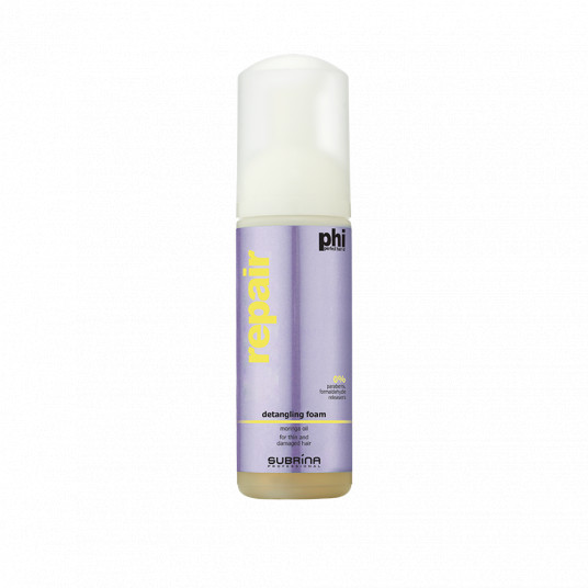 Subrina Professional, Phi Repair, nenuplaunamas plaukų priežiūros kremas, lengvam iššukavimui, 150 ml