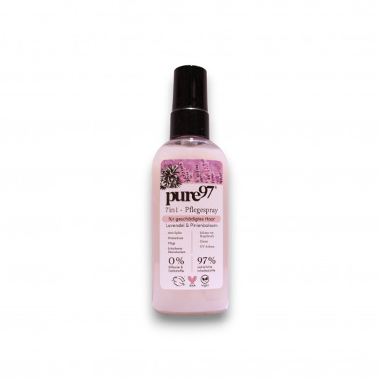 Pure97, Lavendel & Pinien, nenuplaunamas plaukų priežiūros kremas, drėkinimui, 100 ml