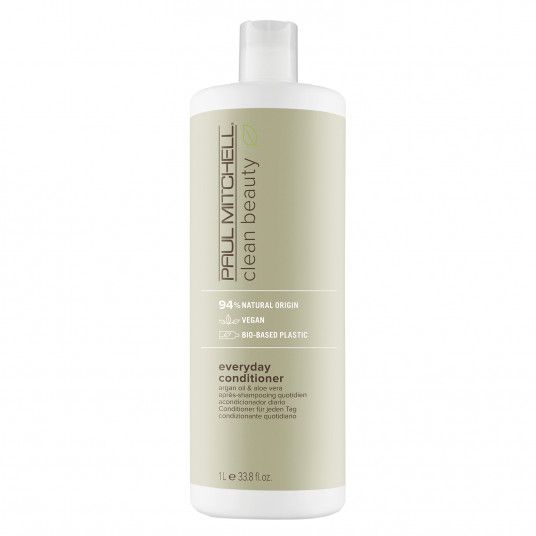 Paul Mitchell, Clean Beauty Everyday, Vegan, Plaukų kondicionierius, pagerina elastingumą, 1000 ml