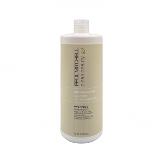 Paul Mitchell, švarus grožis kasdien, veganiškas, plaukų šampūnas, blizgesiui ir atšokimui, 1000 ml