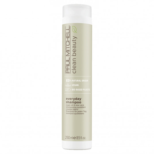 Paul Mitchell, švarus grožis kasdien, veganiškas, plaukų šampūnas, blizgesiui ir atšokimui, 250 ml