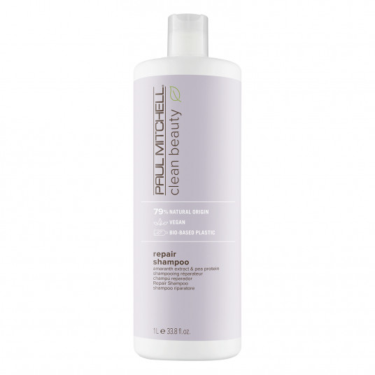 Paul Mitchell, Clean Beauty Repair, vegan, plaukų šampūnas, stiprinimui, 1000 ml