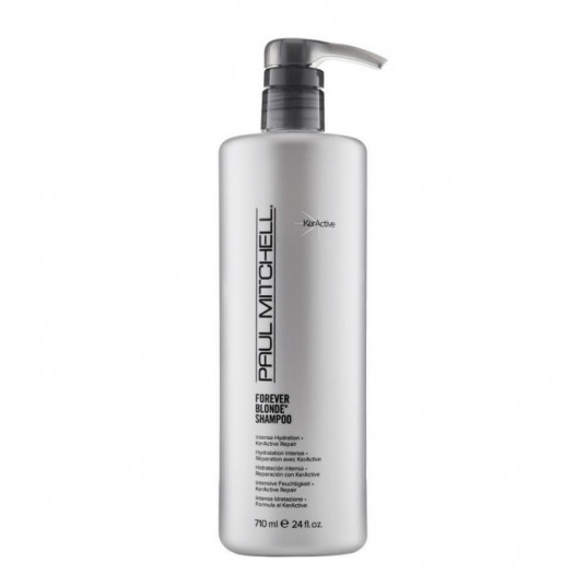 Paul Mitchell, Blonde Forever Blonde, Be parabenų, plaukų šampūnas, drėkinimui, 710 ml