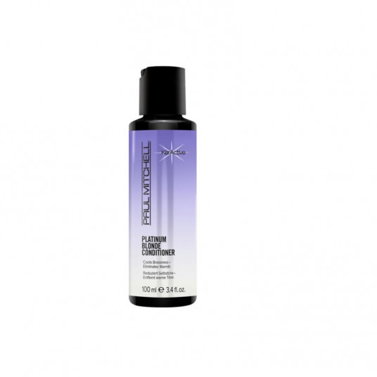 Paul Mitchell, blondinė platininė blondinė, be parabenų, plaukų kondicionierius, vėsinantis žalvaris, 100 ml