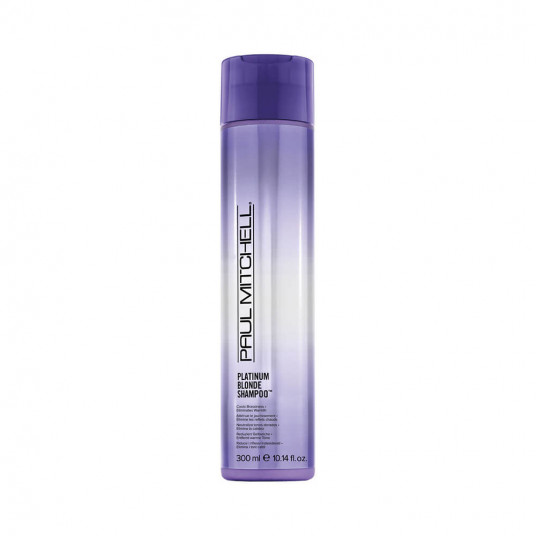 Paul Mitchell, blondinė platininė blondinė, be parabenų, plaukų šampūnas, vėsinantis žalvarį, 300 ml