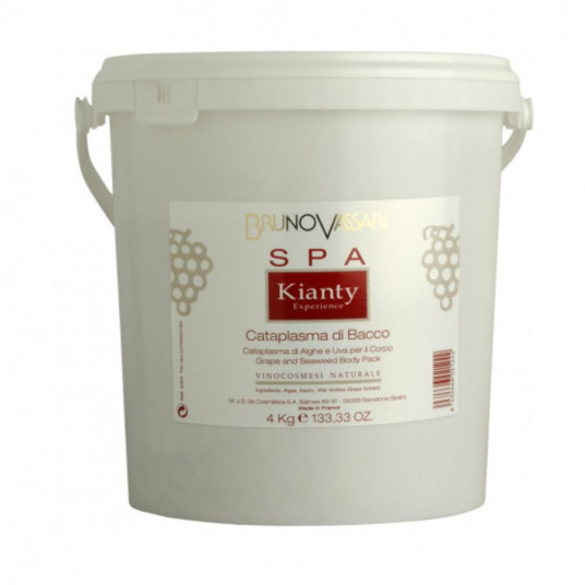 Bruno Vassari, Kianty SPA, Vynuogės, Anti-Ageing, Kūno kreminė kaukė, 4000 g