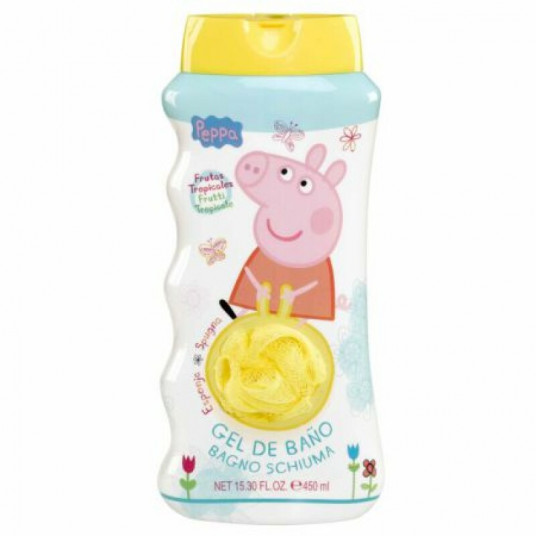 Peppa Pig, Frutas Tropicales, dušo želė, visų tipų odai, 450 ml