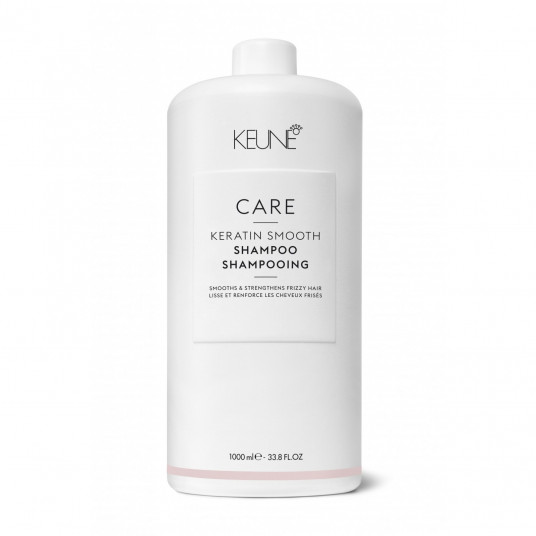 Keune, Care Kerantin Smooth, plaukų šampūnas, glotnina ir stiprina, 1000 ml