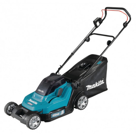 Akumuliatorinė vejapjovė Makita DLM432Z; 2x18 V (be akumuliatoriaus ir pakrovėjo)