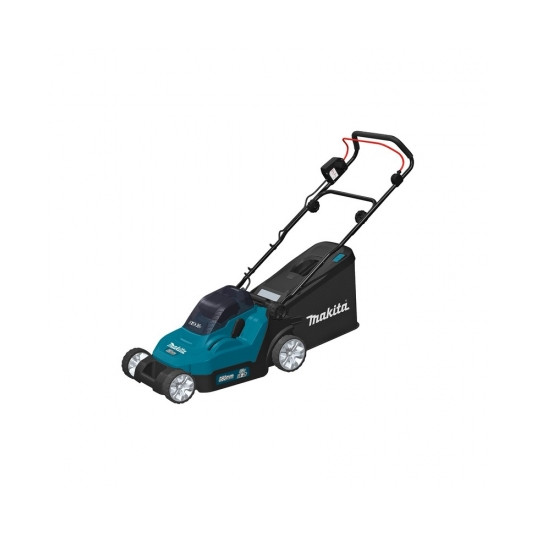 Akumuliatorinė vejapjovė Makita DLM382Z; 2x18 V (be akumuliatoriaus ir pakrovėjo)