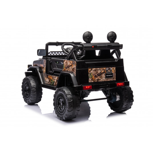Toyota FJ Cruiser vienvietis elektromobilis, juodas