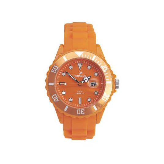 Laikrodis Pegasus oranžinis 36mm