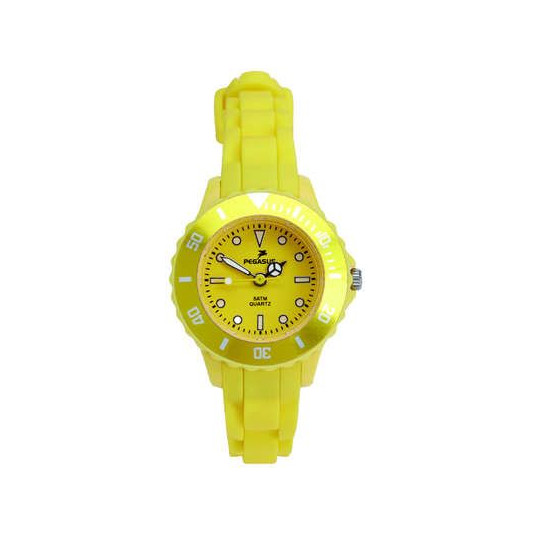 Laikrodis Pegasus geltonas 36mm