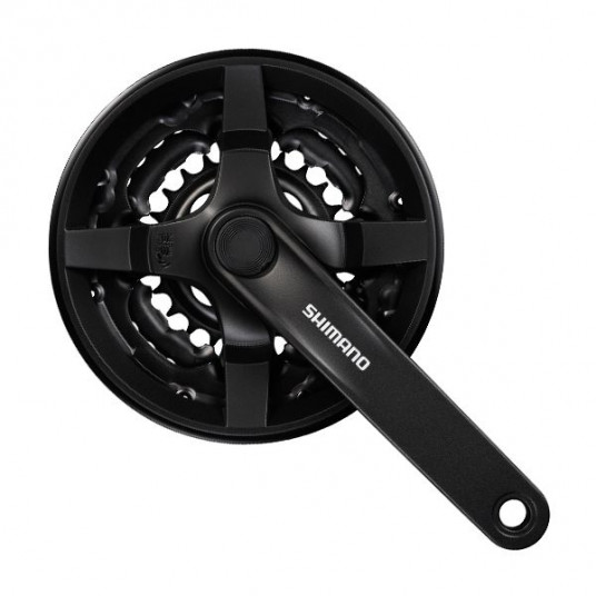Švaistiklis Shimano 6/7/8 greičių juodas FC-TY301 42x34x24T 170mm