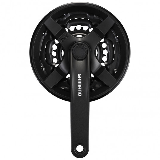 Švaistiklis Shimano 6/7/8-Speed Black FC-TY301 48/38/28T 170mm