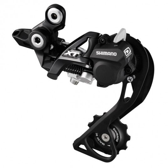 Galinis pavarų permetėjas Shimano 10s Black GS RD-M786 Deore XT Top Nor Shdw+