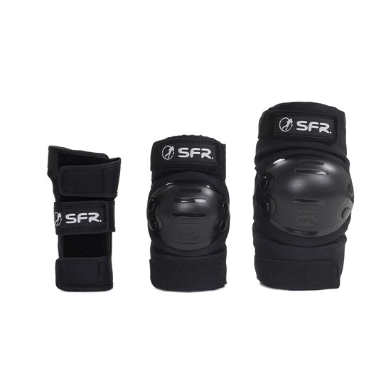 Apsaugos SFR YOUTH RAMP TRIPLE PAD SET juodos - m