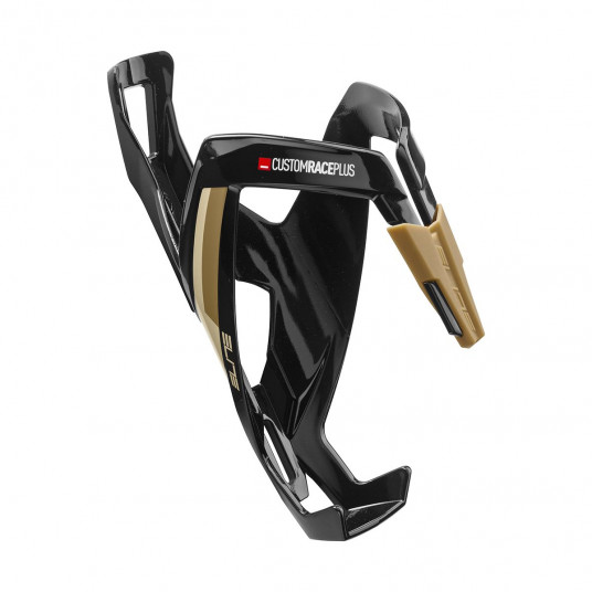 Gertuvės laikiklis Elite Custom Race+ Black Glossy, Beige graphic