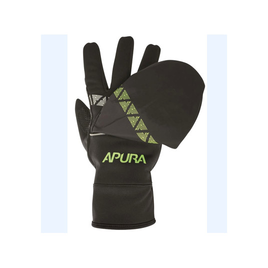 Pirštinės Apura Convertibel unisex juodos - m