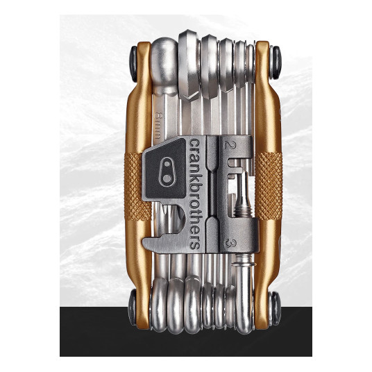 Mini įrankių rinkinys Crankbrothers Multi 19 geltona