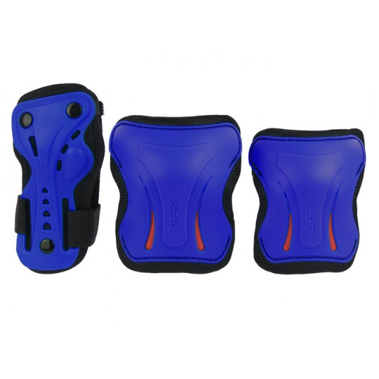 Apsaugos SFR ESSENTIALS TRIPLE PAD SET mėlynos - s