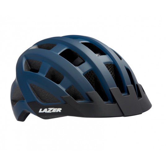 Šalmas LAZER Petit DLX CE-CPSC uni+net+led tamsiai mėlynas matinis 1 size