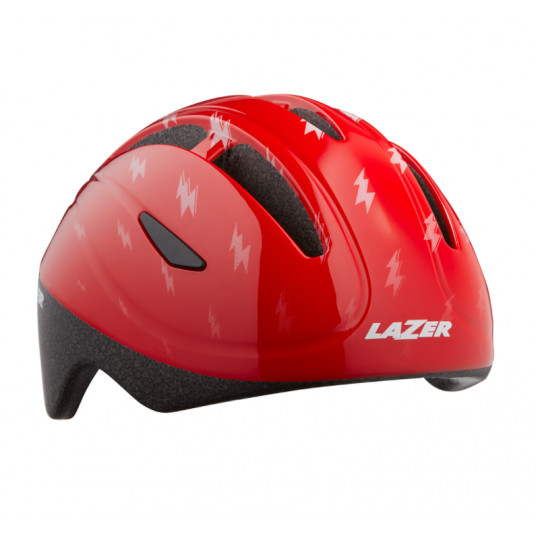 Šalmas LAZER Bob+ CE-CPSC raudonas su žaibu 1 size