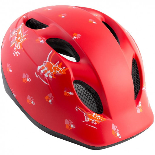 Šalmas MET Buddy 46-53 red animals - vienas dydis