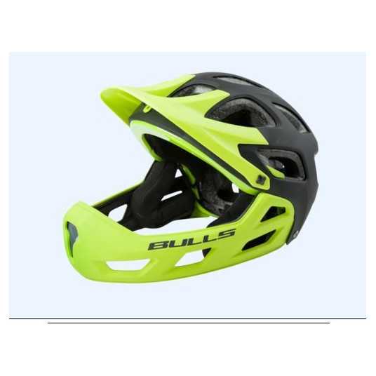 Šalmas BULLS Whistler CG EDR4-C C3 juoda/žalia - s