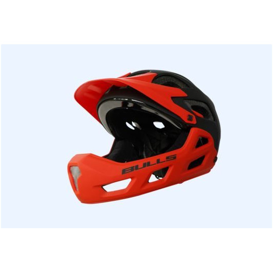 Šalmas BULLS Whistler CG EDR4-C C3 juoda/raudona - s