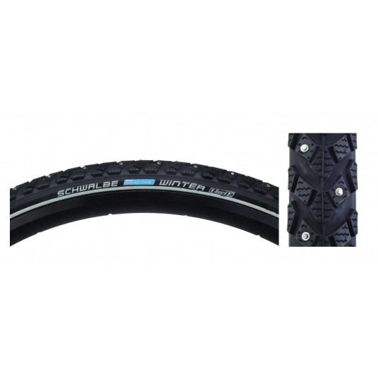 Padanga 28" Schwalbe WINTER K-Guard, TwinSkin HS396 42-622 Dygliuota žieminė