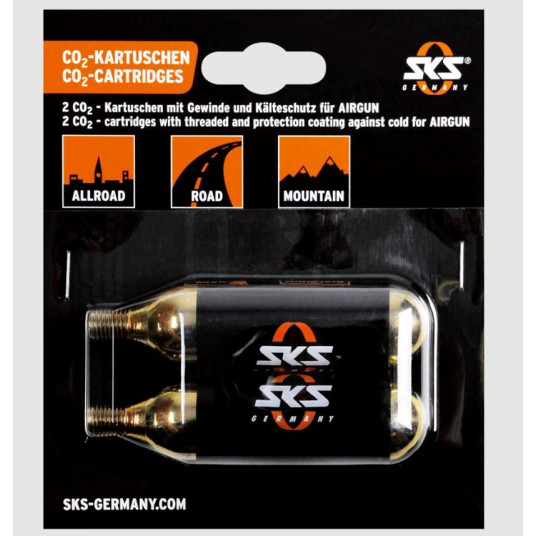 Kesetės SKS CO2 16g 2 vnt