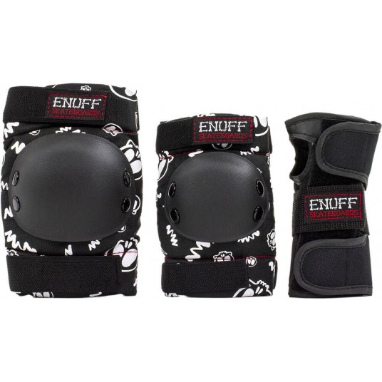 Apsaugos Enuff Skulls Junior juodos - s