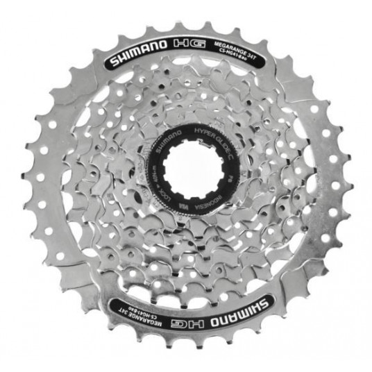 Galinis žvaigždžių blokas Shimano 8s 11-34 CS-HG41 11-13-15-17-20-23-26-34 AO