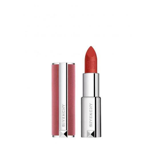 Givenchy, Le Rouge Sheer Velvet, matinis, kreminiai lūpų dažai, 32, Rouge Brique, pakartotinai užpildomas, 3,4 g